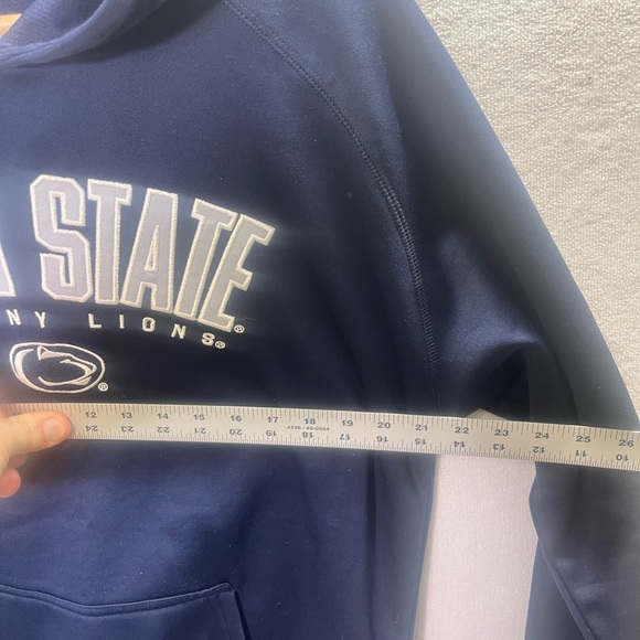 Penn State Nittany Lions Champion Embroidered Hoodie Mens M sweatshirt Navy 1921 - Picture 5 of 8